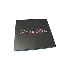 PandaSew Custom Logo Luxury Paperboard With Pink Microfiber Inside Gift Packaging Jewelry Box