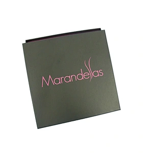 PandaSew Custom Logo Luxury Paperboard With Pink Microfiber Inside Gift Packaging Jewelry Box